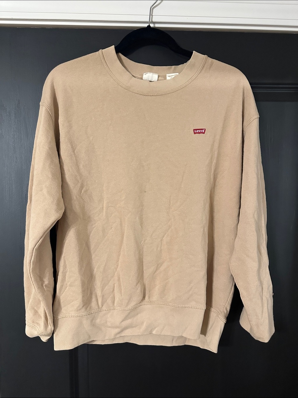 Levi's womens Crewneck Sweatshirt in Beige